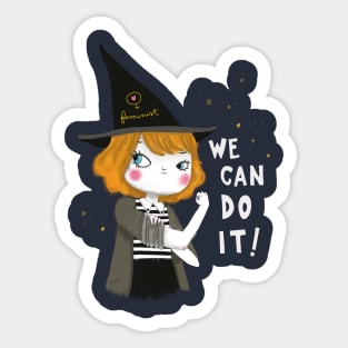 we can do it Sticker